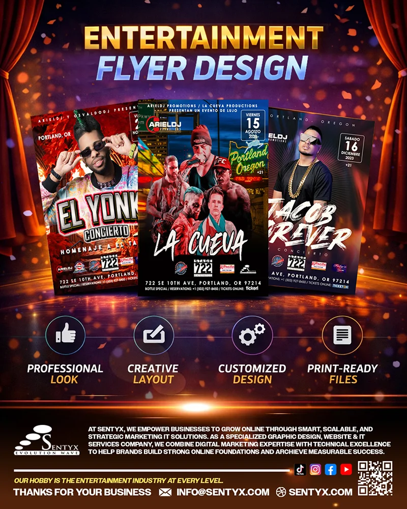 Entertainment Flyer Design