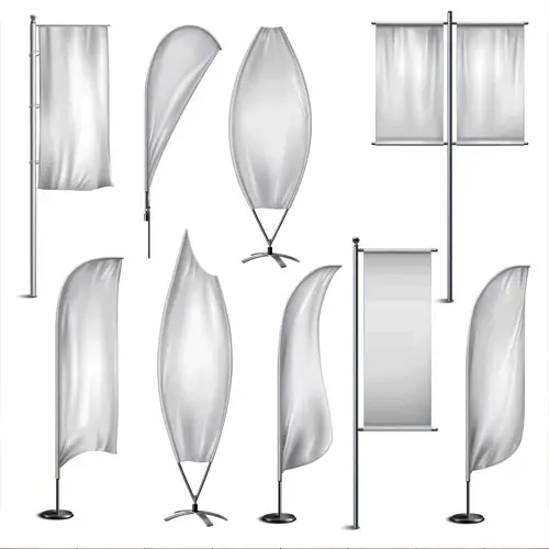 Feather Flag Banner Design