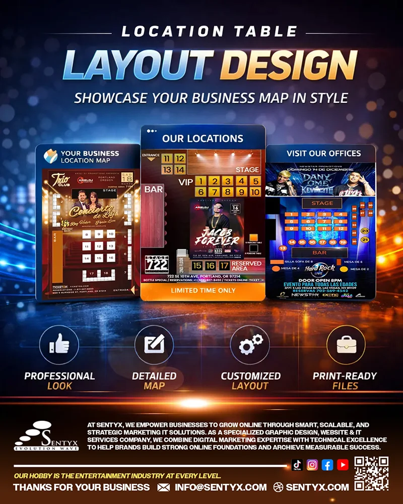 Location Table Layout Design