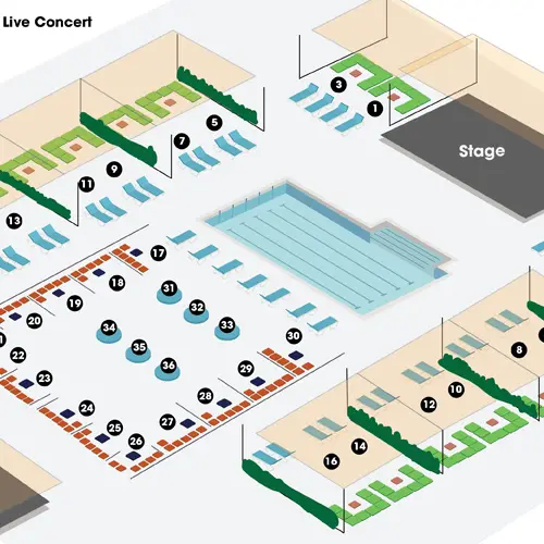 Location Table Layout Design
