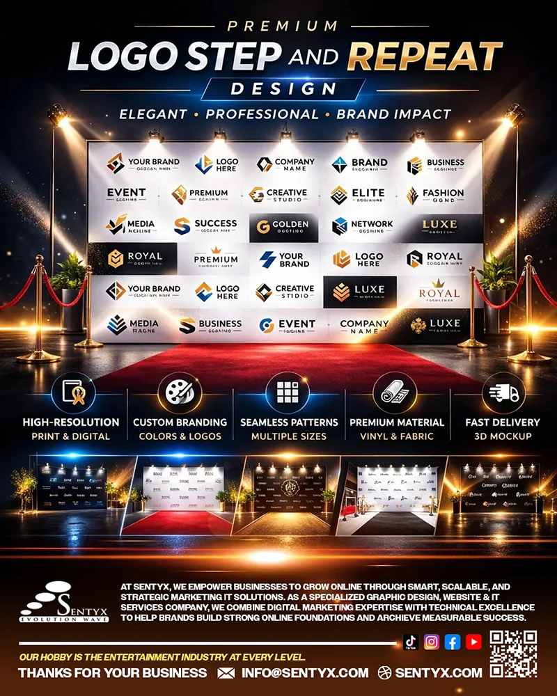 Logo Step and Repeat Design